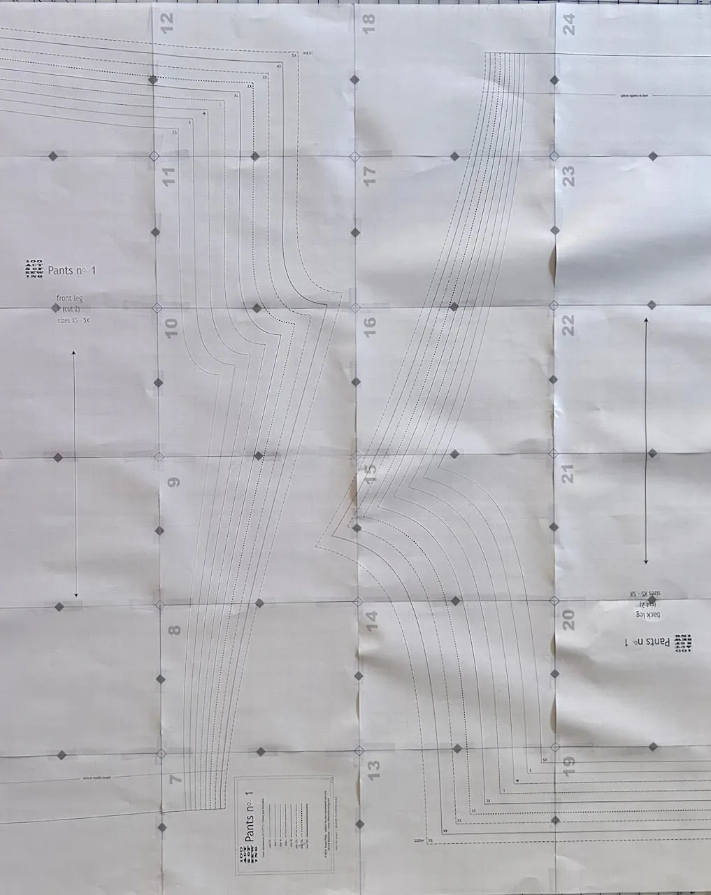 100 Acts of Sewing: Pants No. 1 - PDF Sewing Pattern
