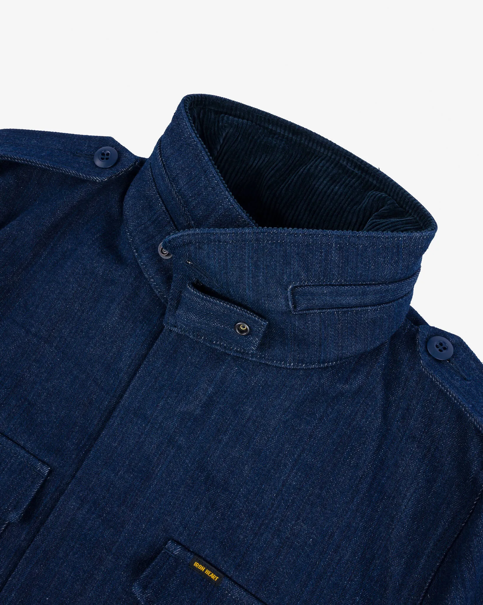 16oz Natural Indigo Selvedge Denim M65 Field Jacket