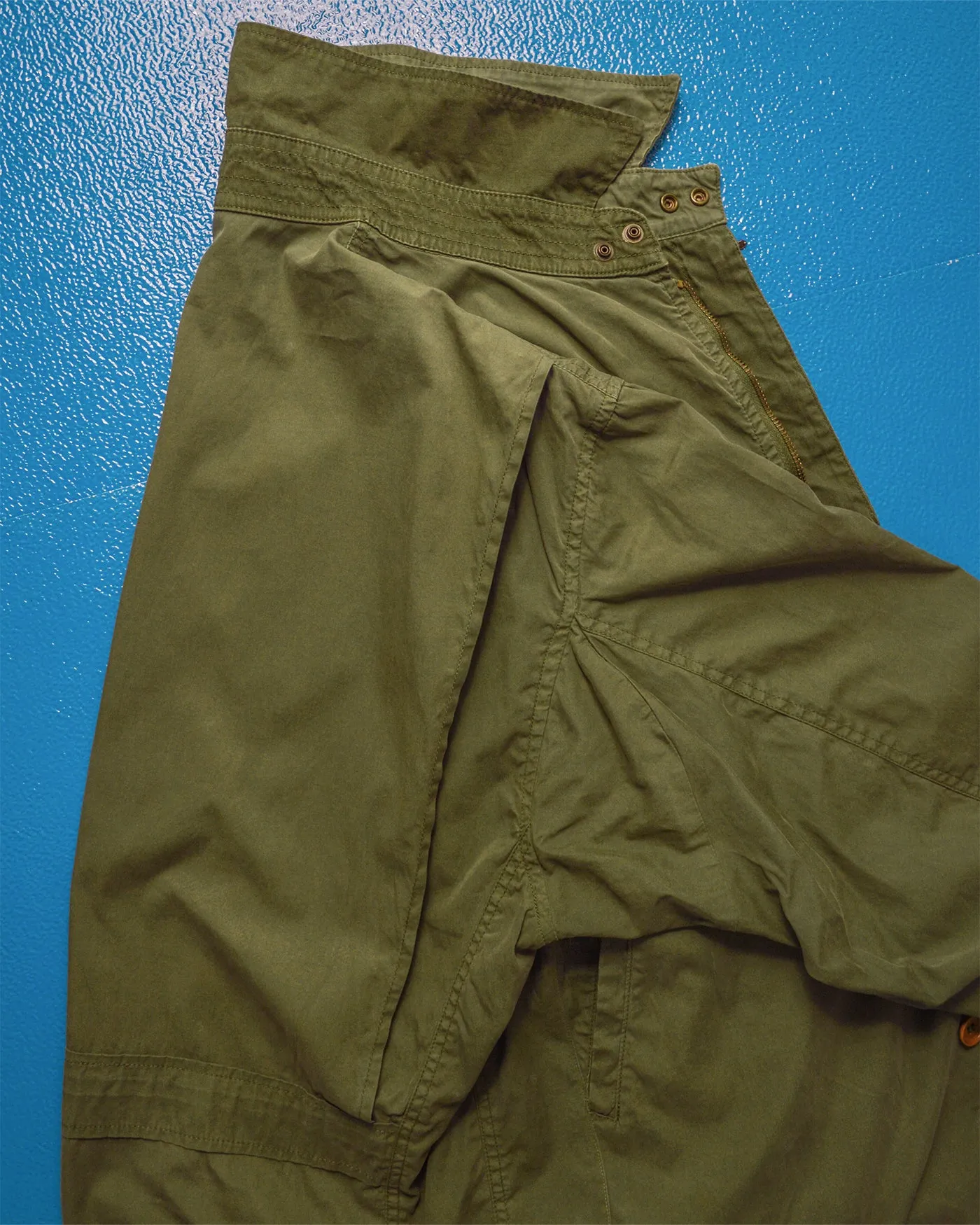 1989 Ideas from Massimo Osti Muted Green Mesh Lined Work Jacket (~L~)
