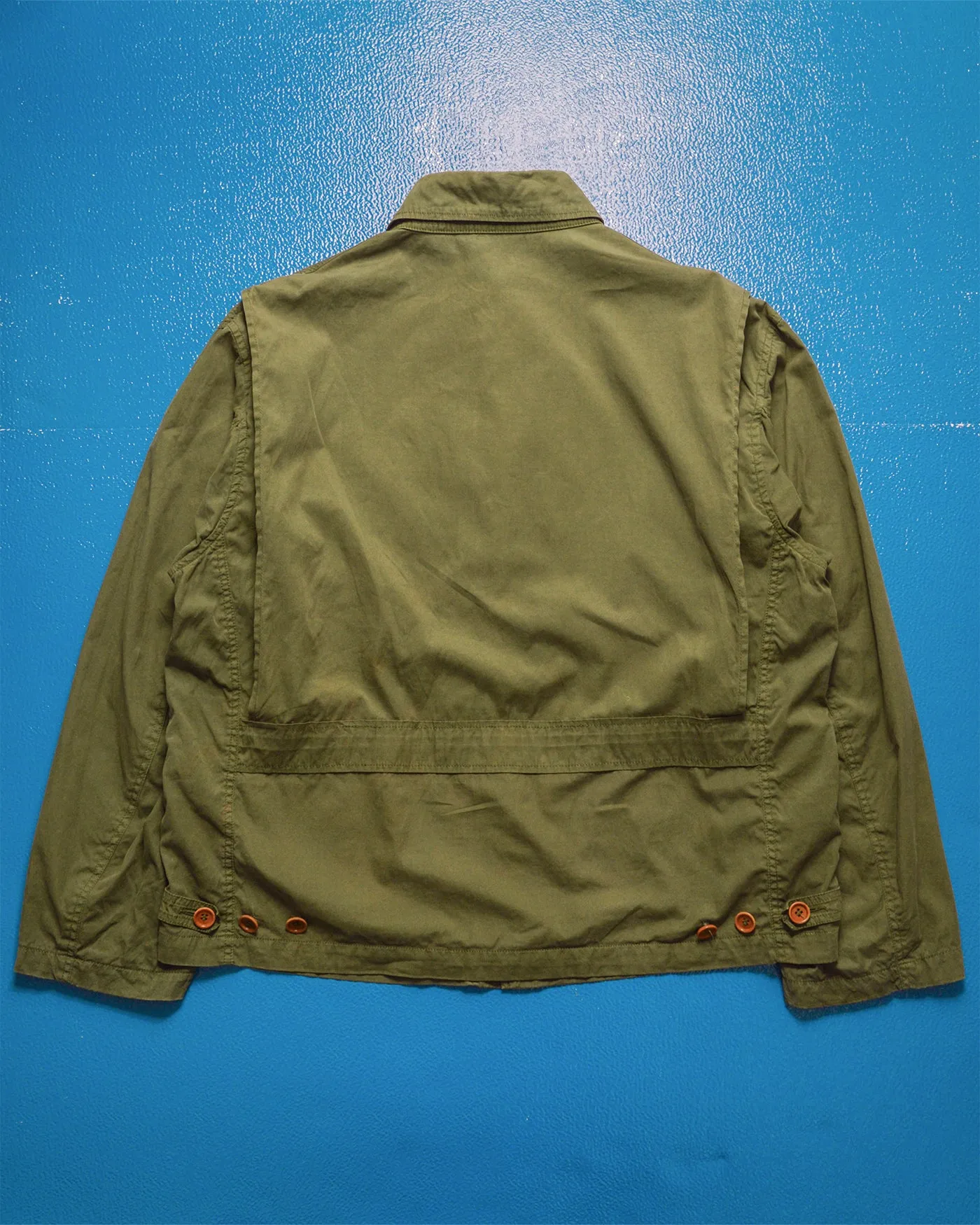 1989 Ideas from Massimo Osti Muted Green Mesh Lined Work Jacket (~L~)
