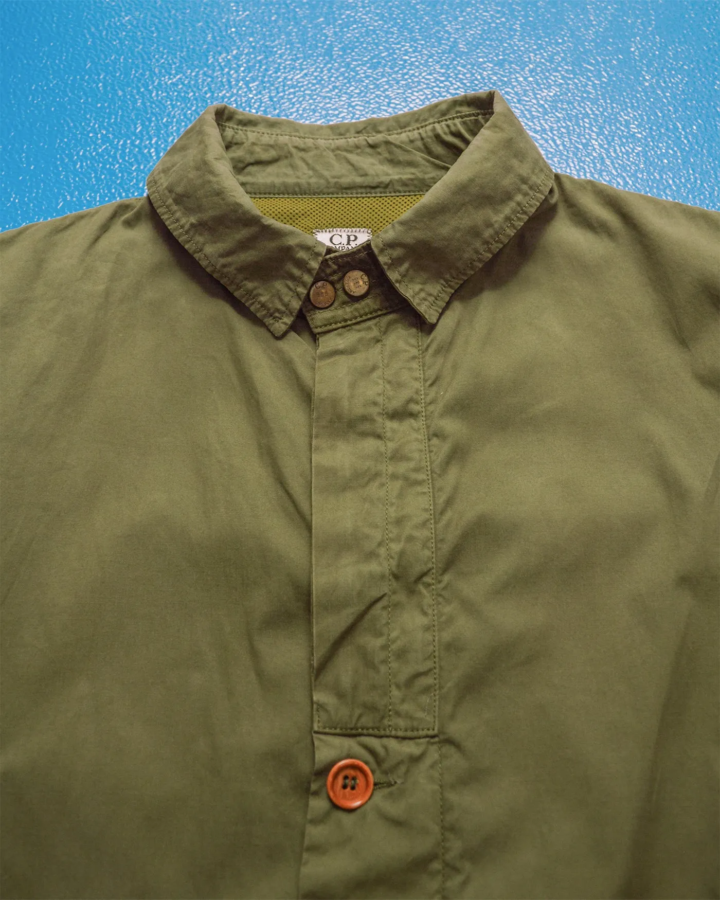 1989 Ideas from Massimo Osti Muted Green Mesh Lined Work Jacket (~L~)