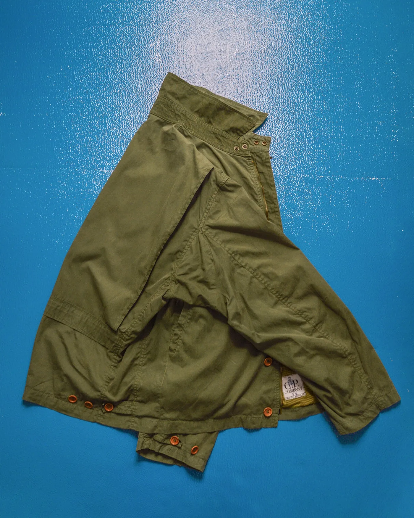 1989 Ideas from Massimo Osti Muted Green Mesh Lined Work Jacket (~L~)