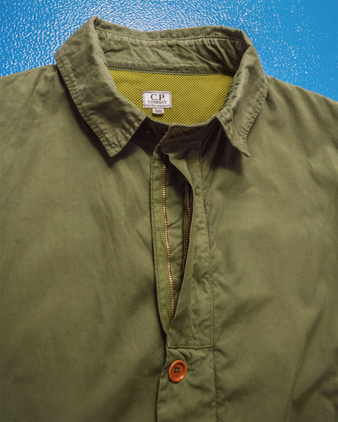 1989 Ideas from Massimo Osti Muted Green Mesh Lined Work Jacket (~L~)