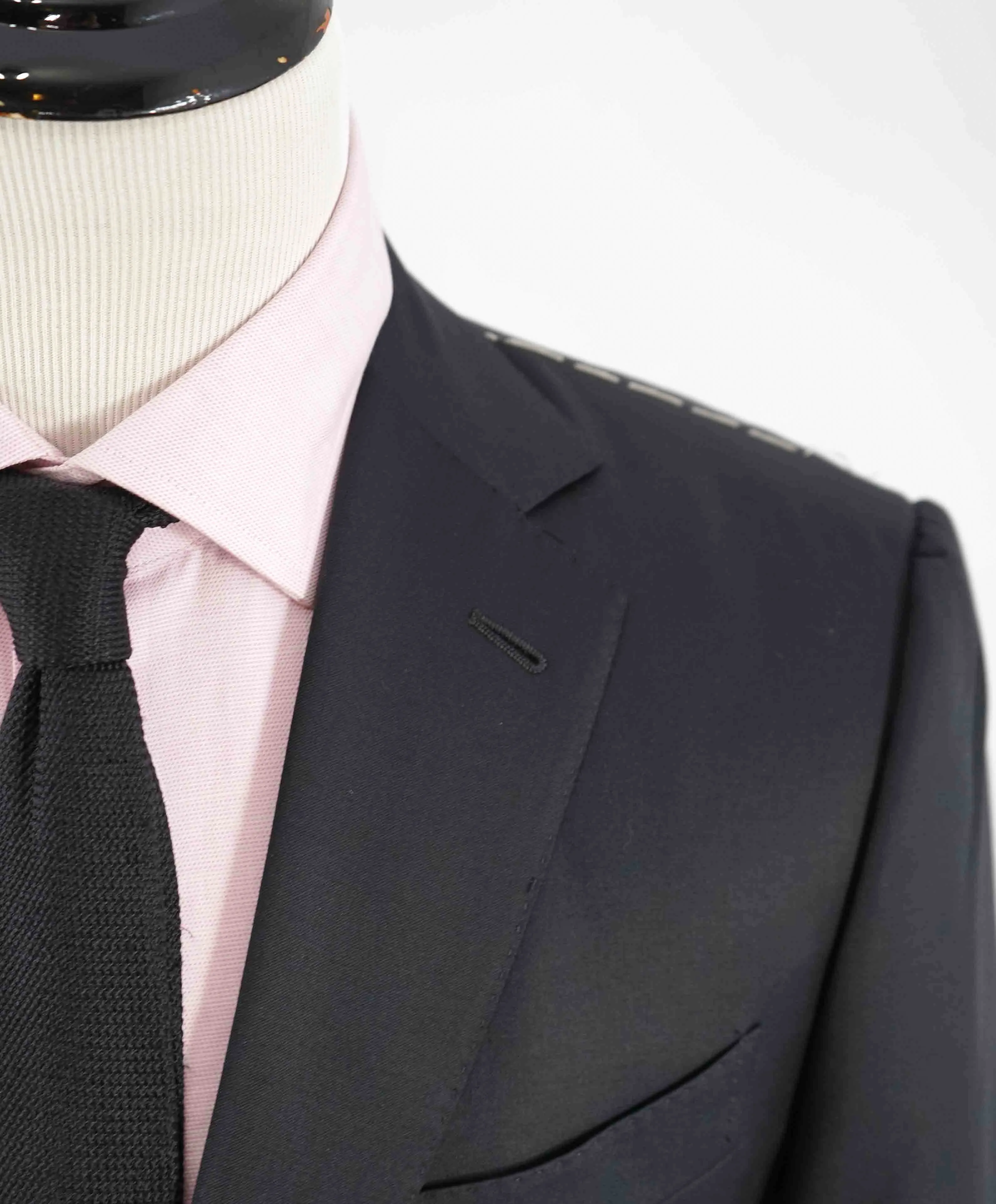 $3,000 ERMENEGILDO ZEGNA - Black “Microsphere” Wool Suit - 40S