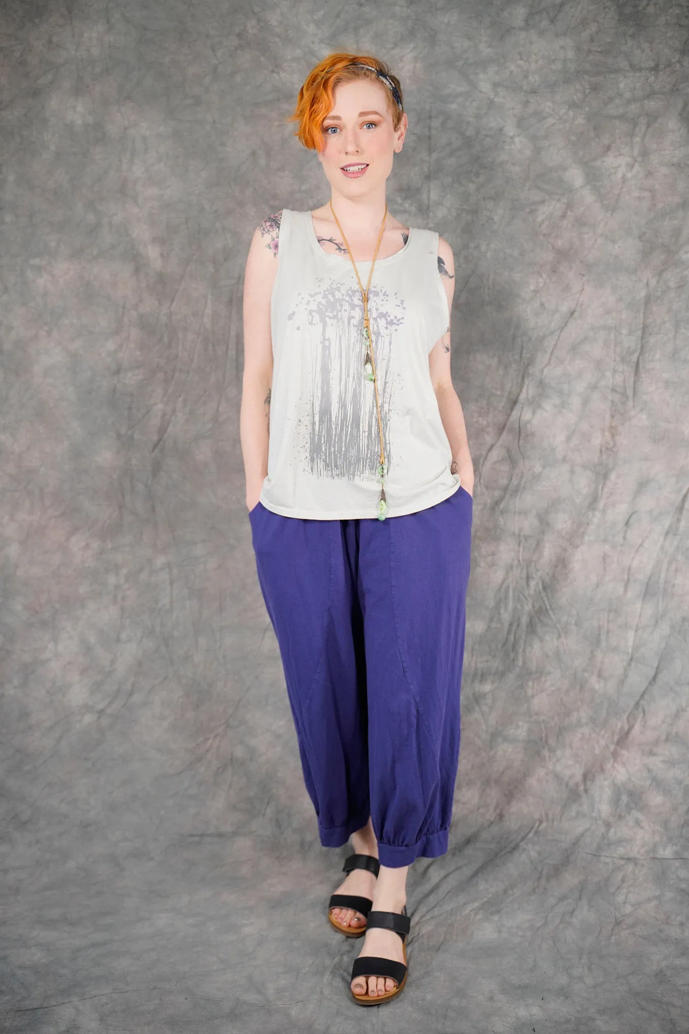 3326 Cropped Bloomers Ultraviolet