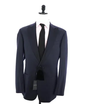 $3,995 GIORGIO ARMANI - "SOFT" Blue SILK Peak Lapel Tuxedo - 44L