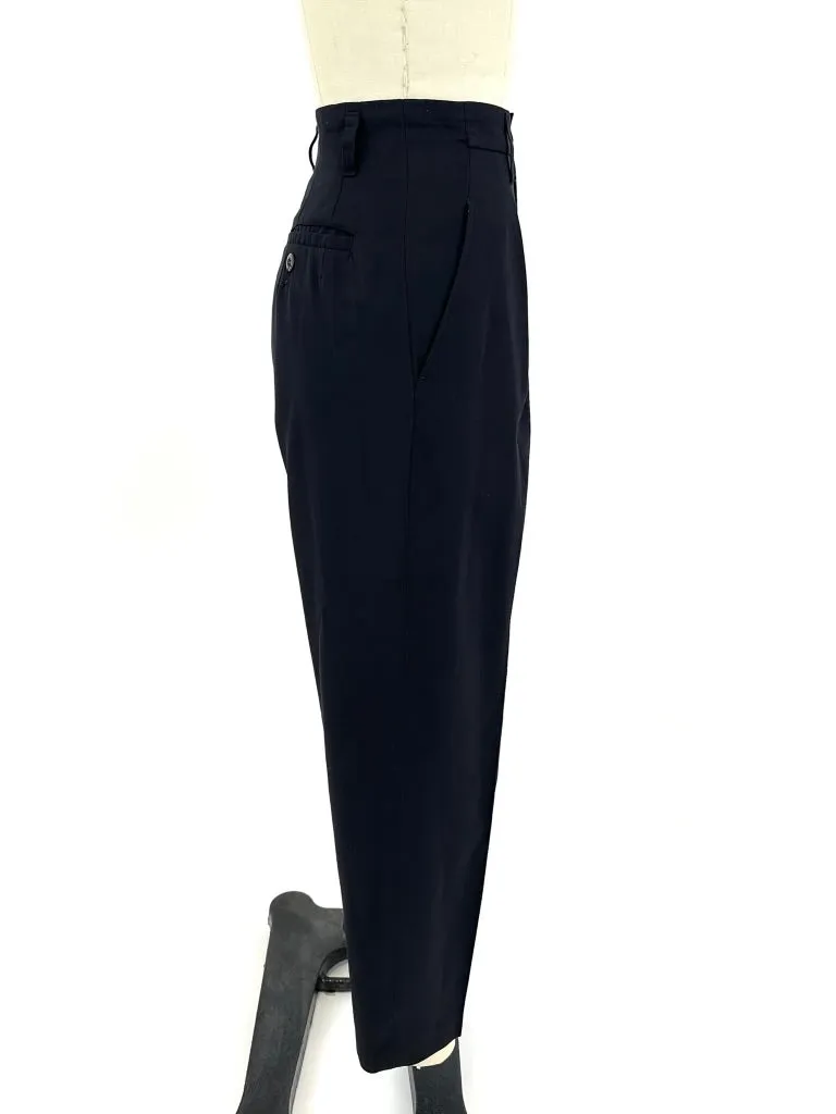 80s Issey Miyake Wool Gabardine Trousers