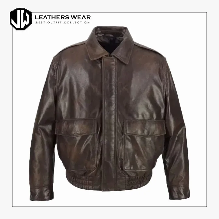A2 Flight Aviator Military Bomber Jacket