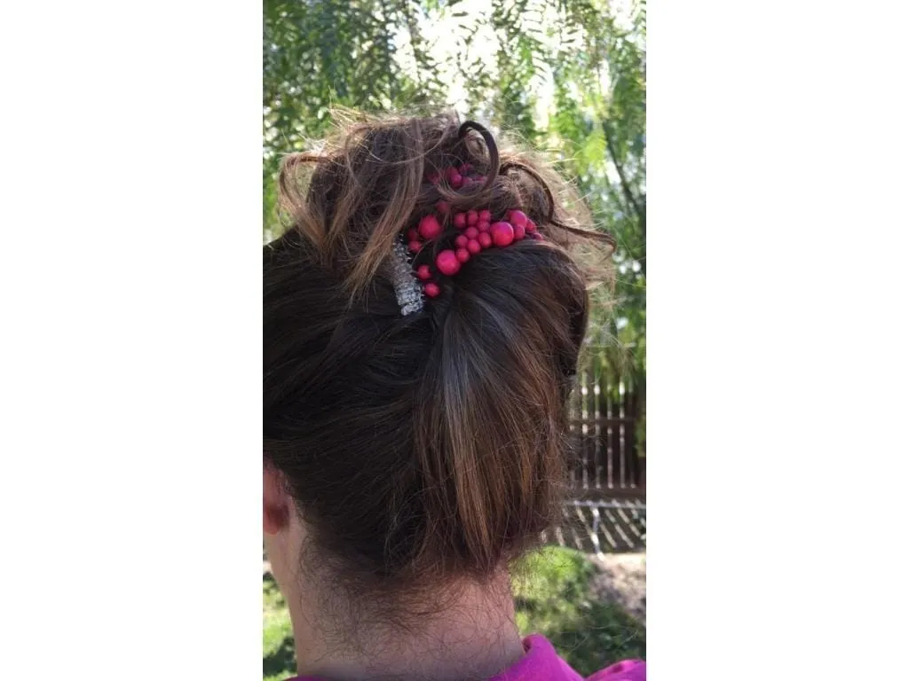 African Butterfly Wire Hair Clip - 7 Tong 491