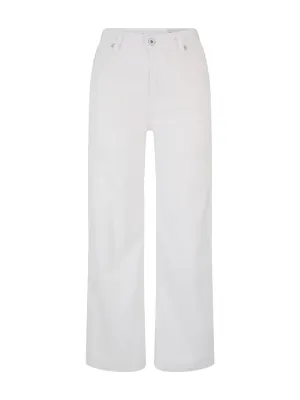 AG Jeans Saige Wide Leg Crop Jean in Gallery White