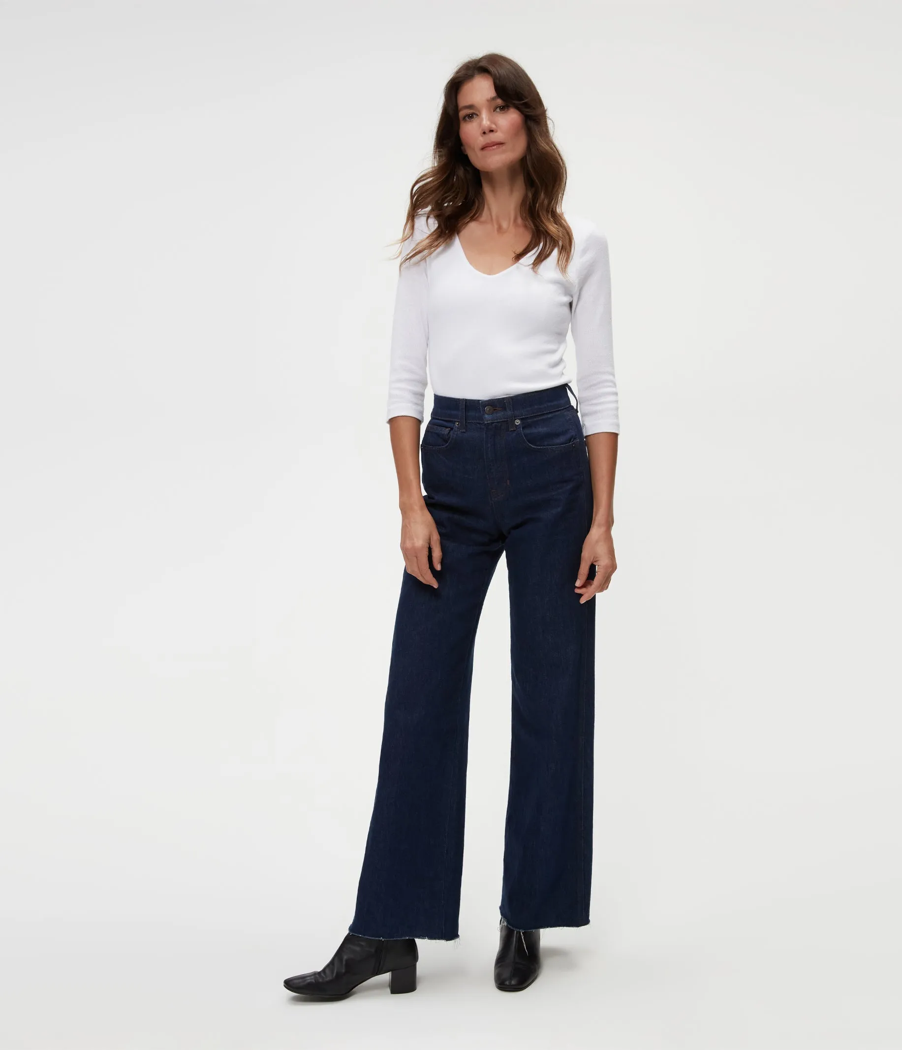 Angelina Shine V-Neck Tee