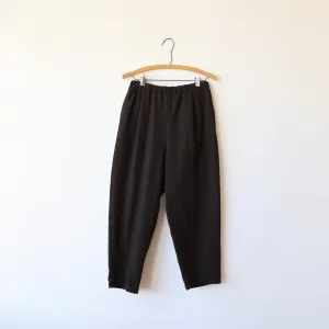 Apuntob Pin Stripe Cotton/Wool Pants - Chocolate