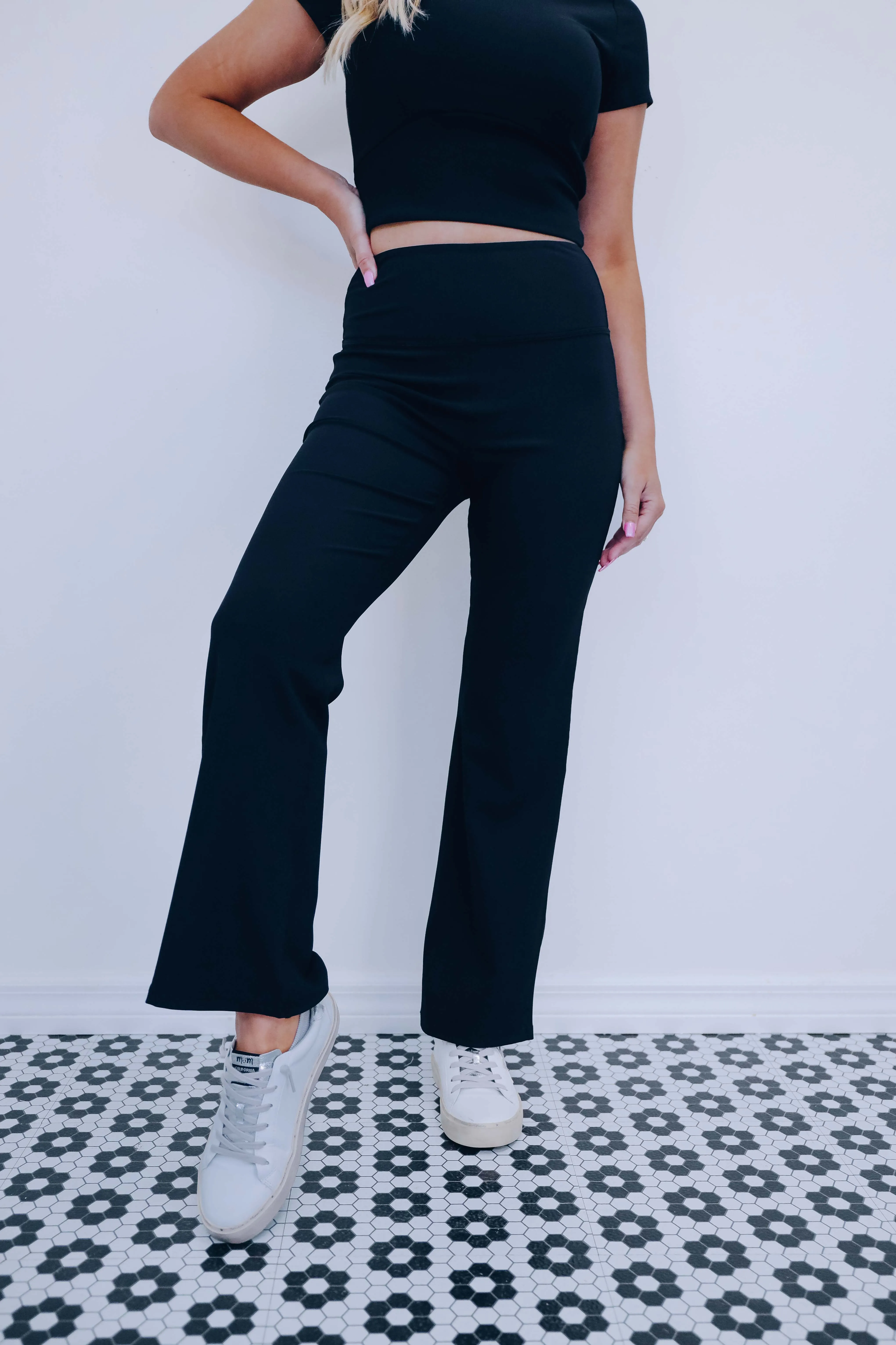 Asana Active Ribbed Flare Pants - 3 Colors