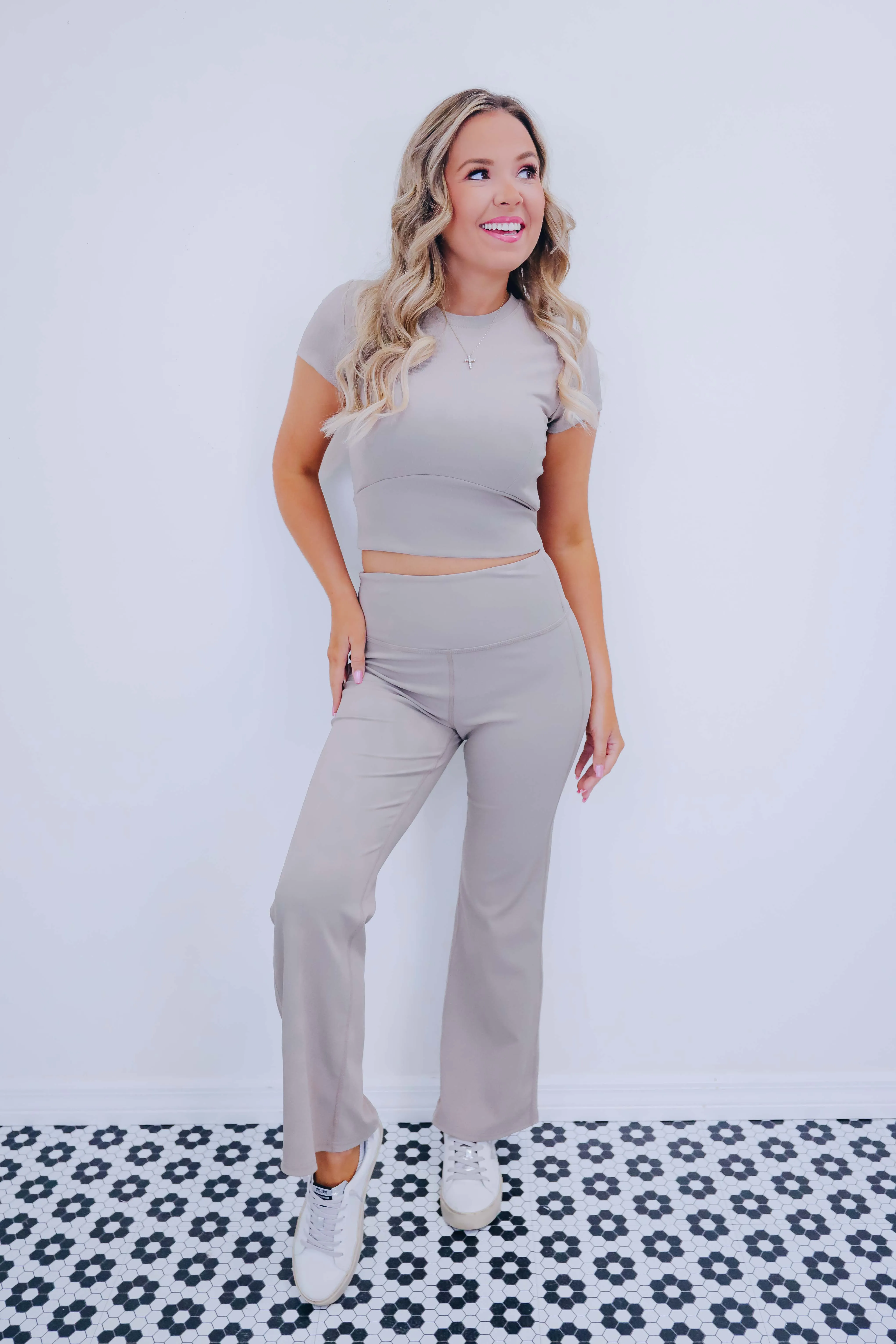 Asana Active Ribbed Flare Pants - 3 Colors