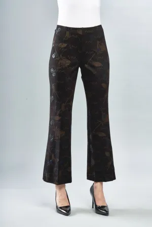 BCP1857ASPR Printed Flared Scuba Pants