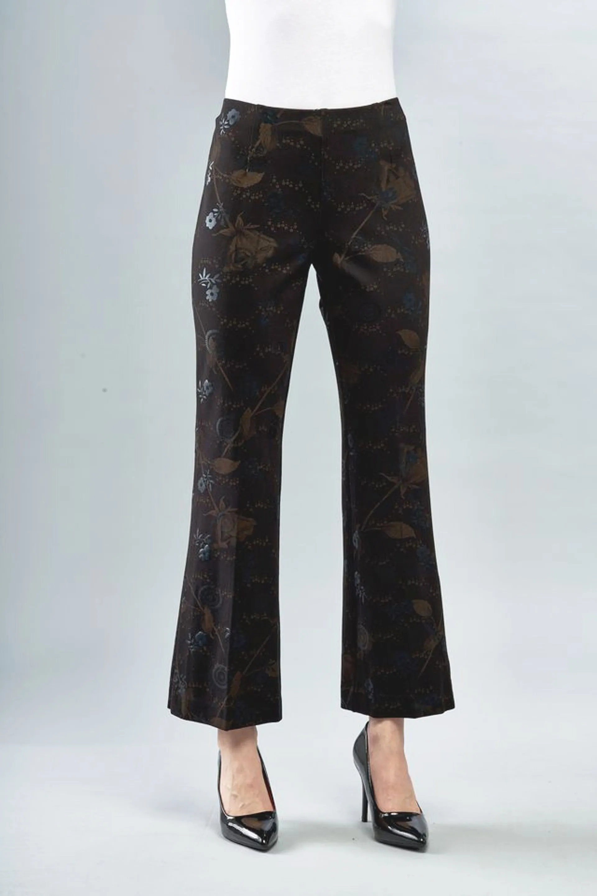 BCP1857ASPR Printed Flared Scuba Pants