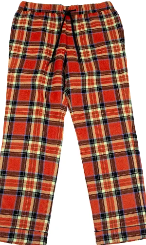 BEAUTY & YOUTH UNITED ARROWS JAPAN. Red, Yellow Plaid Tartan Wool Check Pants