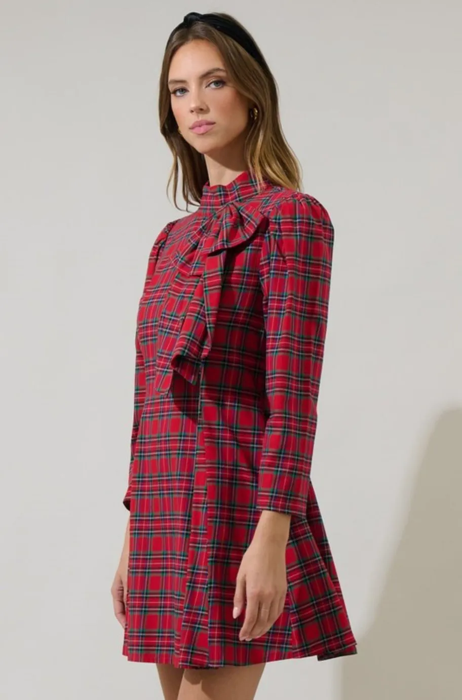 Becky Plaid Dress