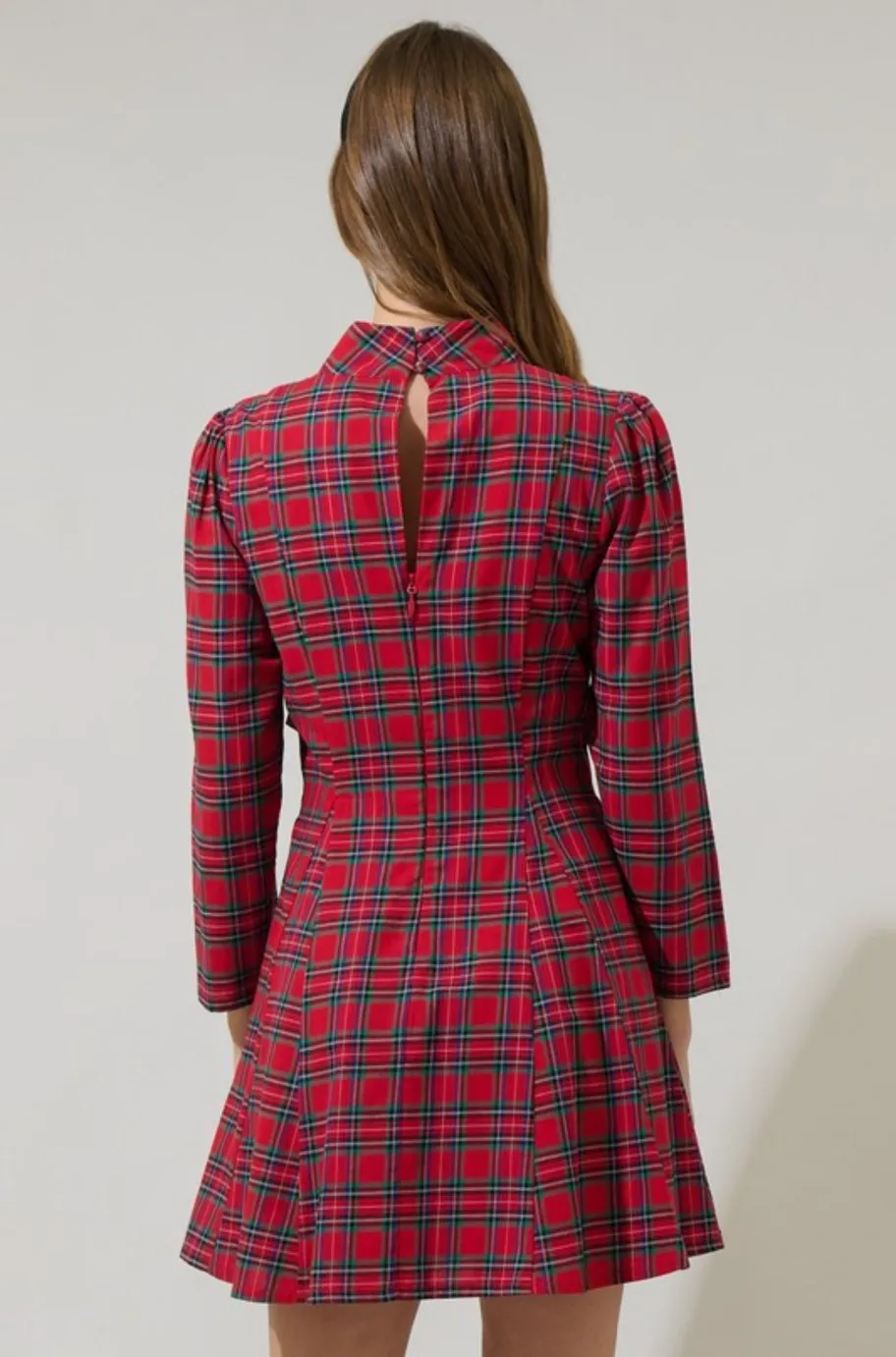 Becky Plaid Dress