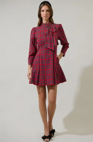 Becky Plaid Dress