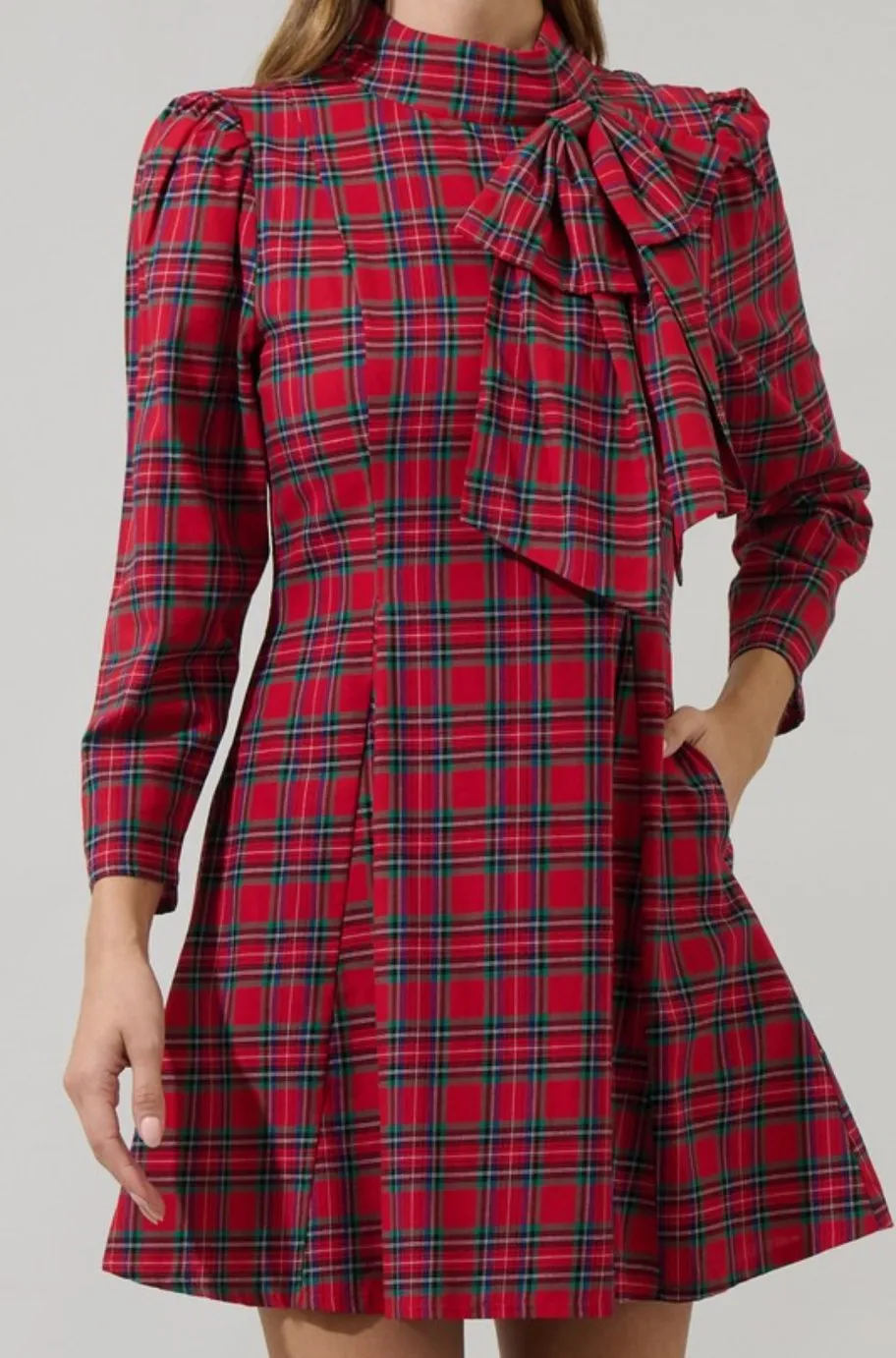 Becky Plaid Dress