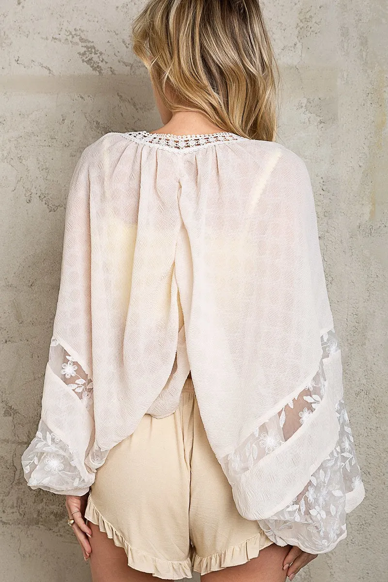 Believe in Peace Cardigan