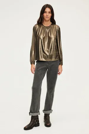 BELUMA LONG SLEEVES GOLD TOP