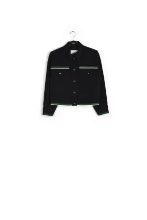 Black utility-inspired jacket