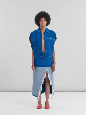Bleached Organic Denim Skirt