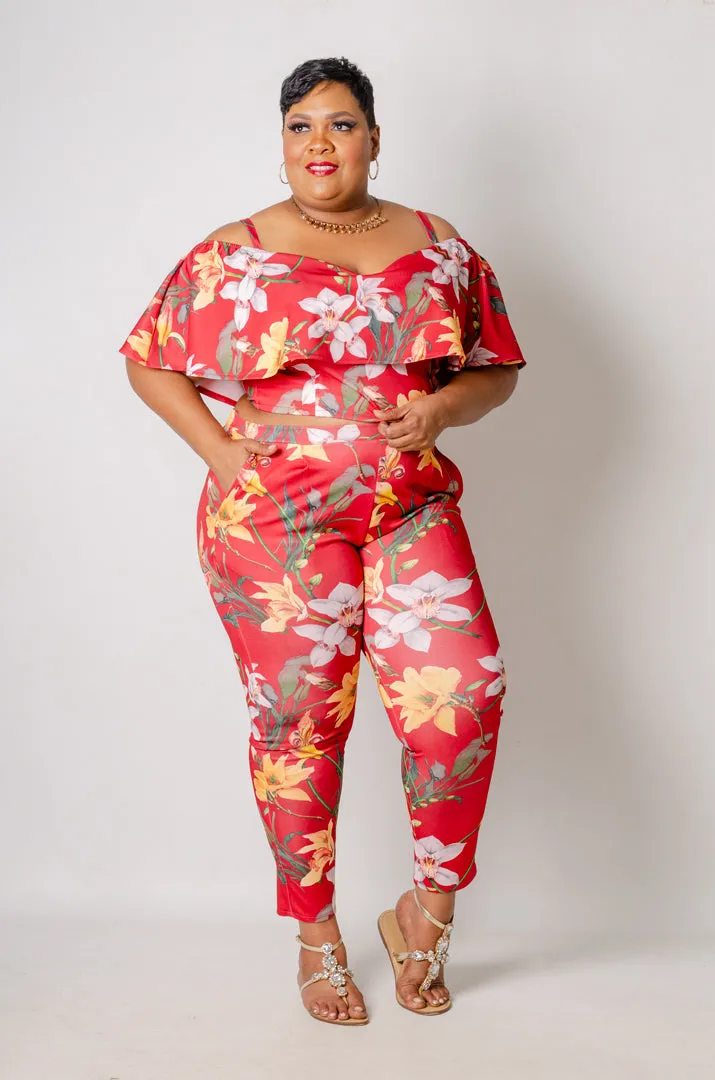 Bliss Floral Pant Set