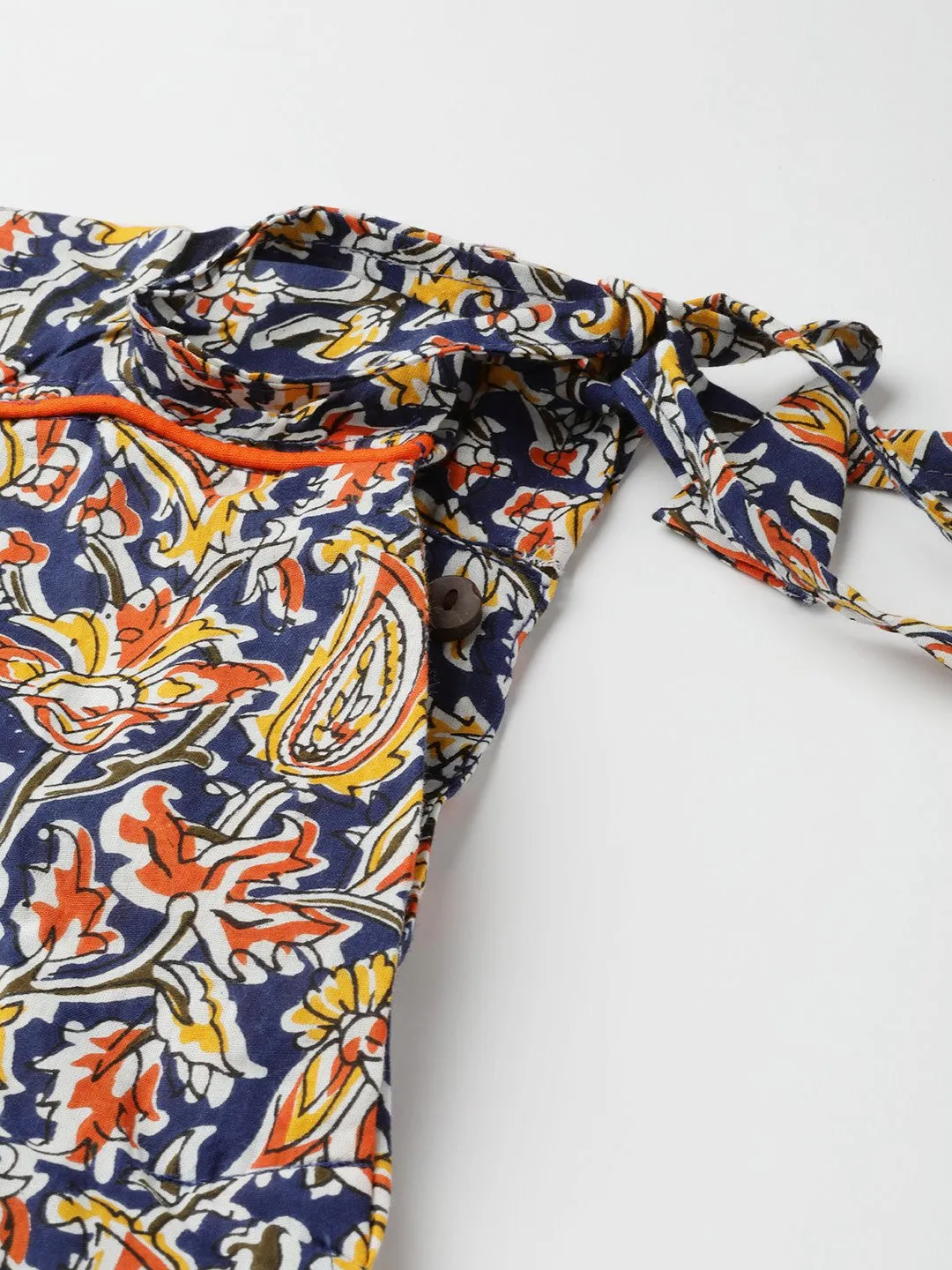 BLUE KALAMKARI SKIRT