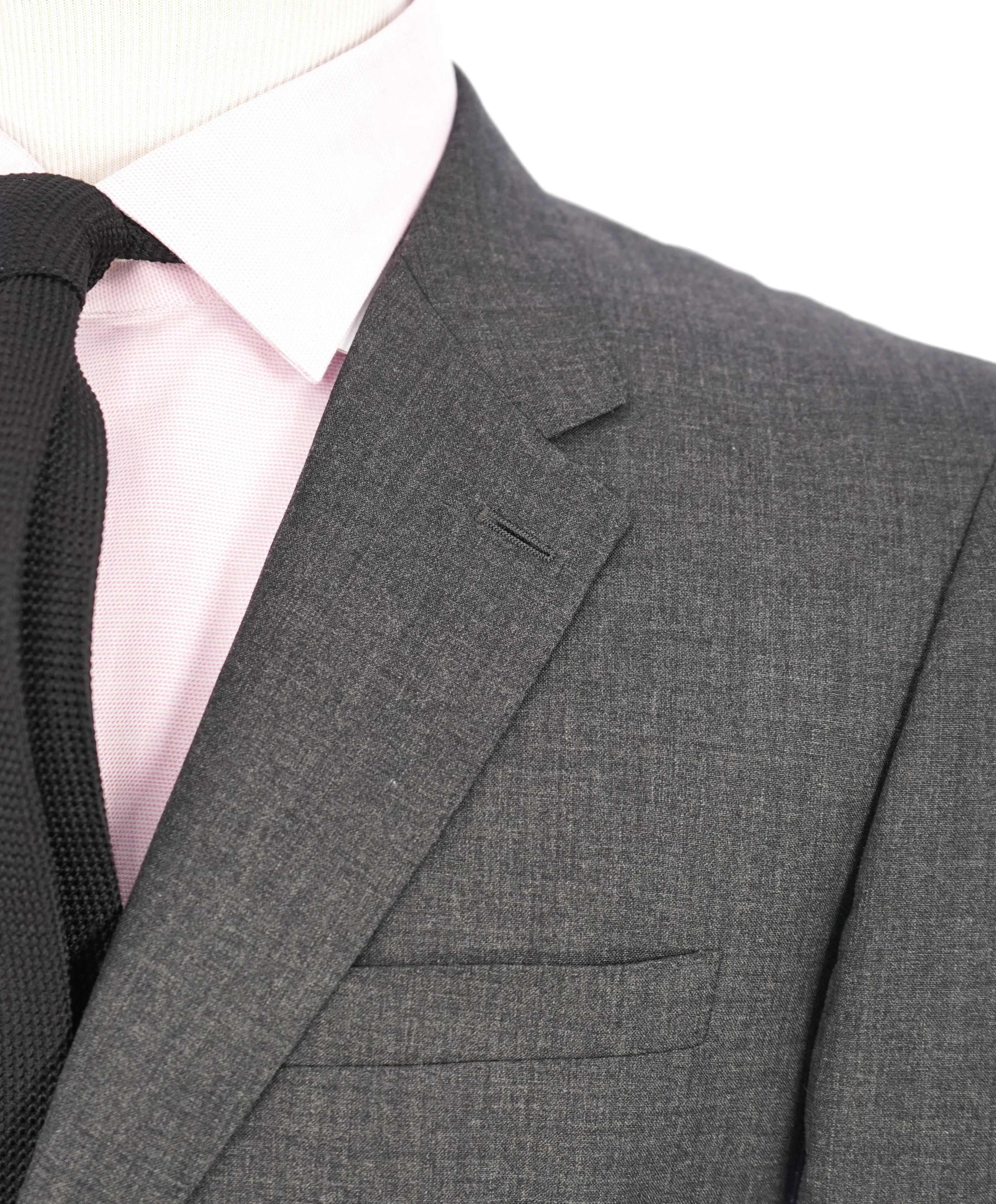 BURBERRY LONDON - Made In Italy Wool Gray "MILLBANK" LOGO Suit - 44R