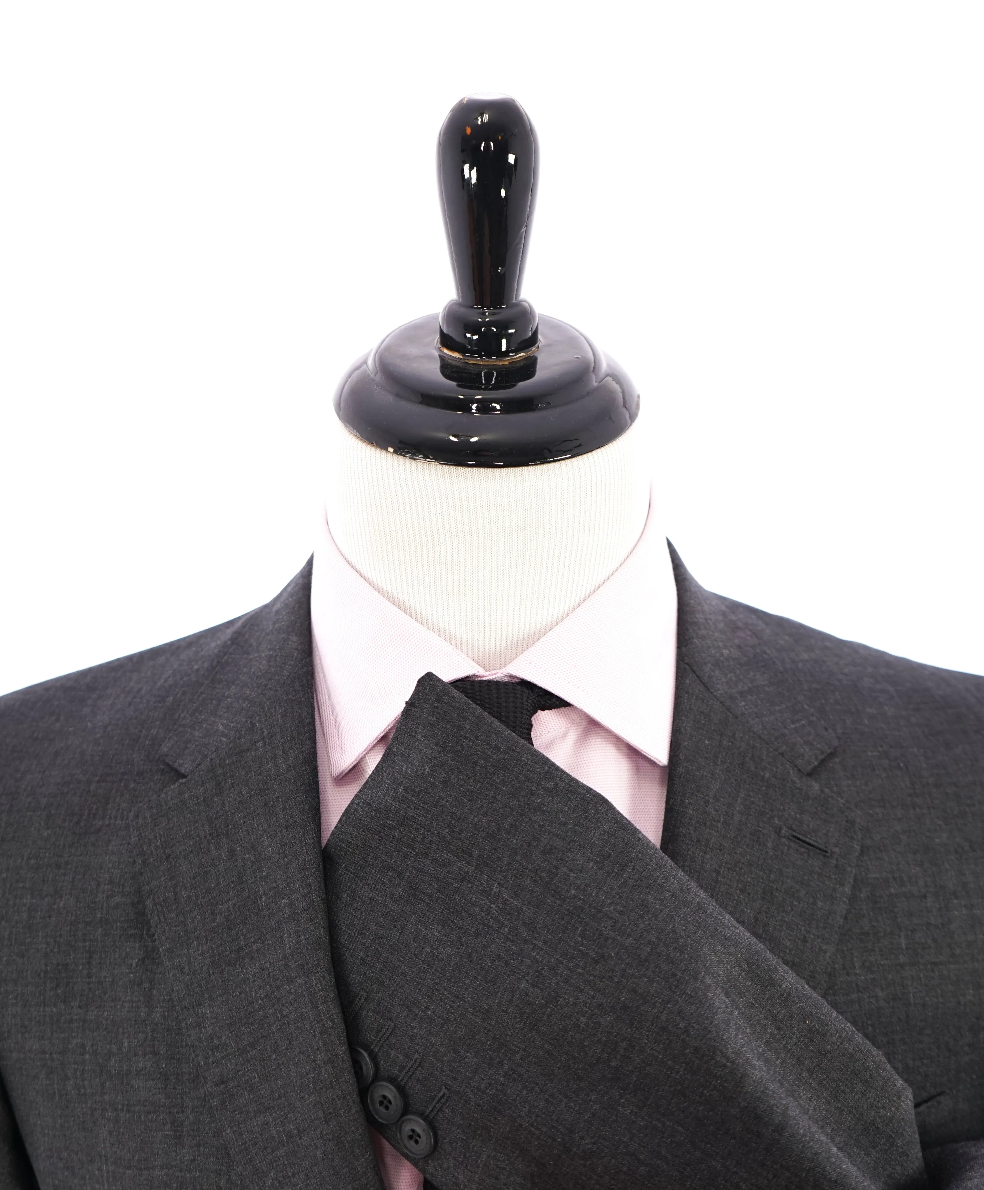 BURBERRY LONDON - Made In Italy Wool Gray "MILLBANK" LOGO Suit - 44R