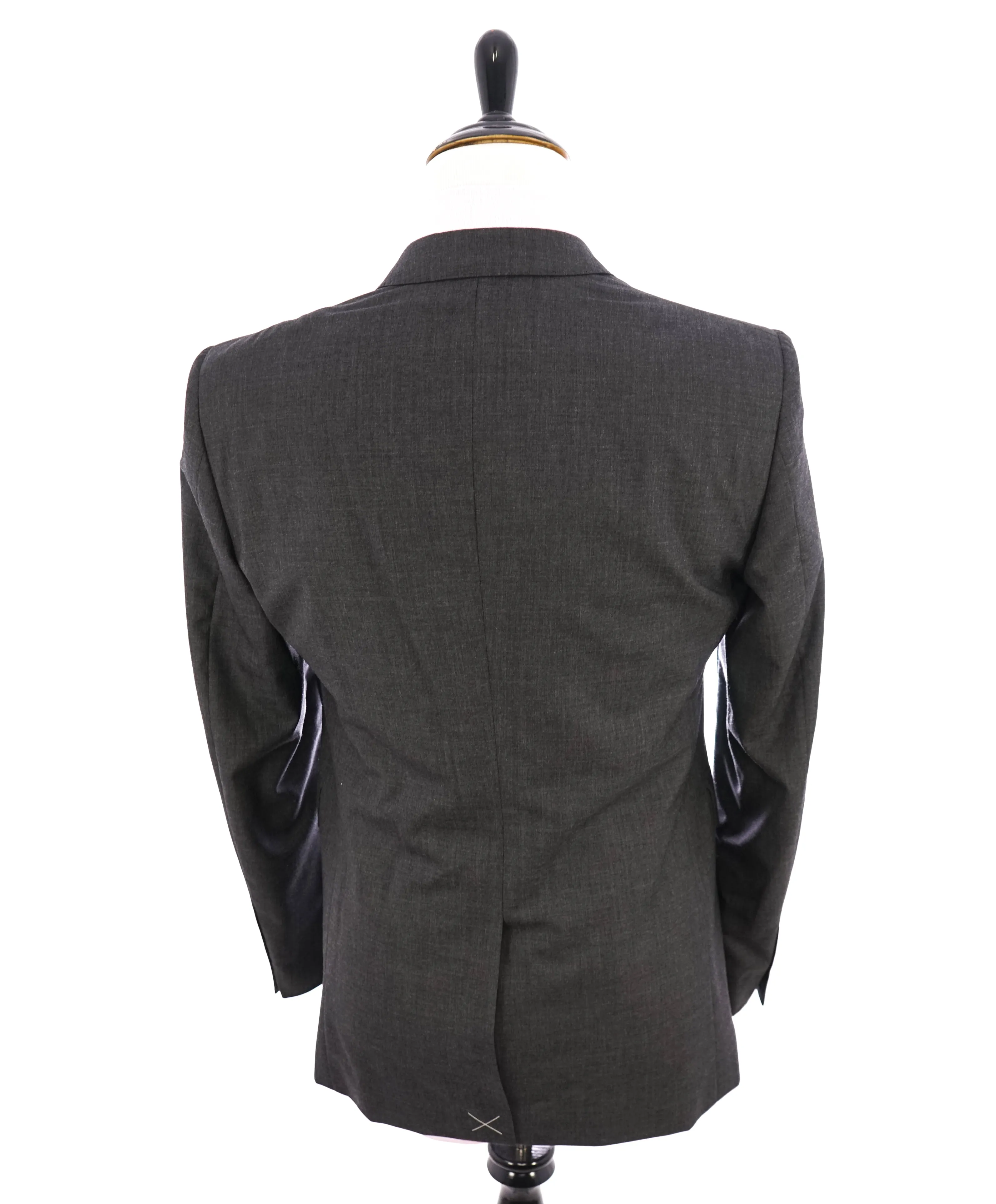 BURBERRY LONDON - Made In Italy Wool Gray "MILLBANK" LOGO Suit - 44R