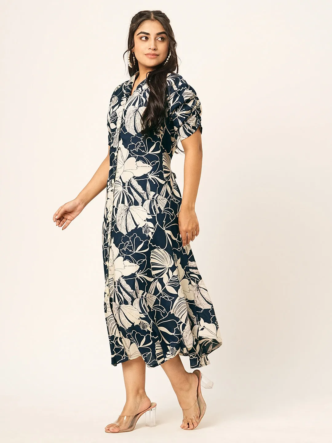 Buy Blue Comfort Fit Muslin Kurta for Women Online - Zola