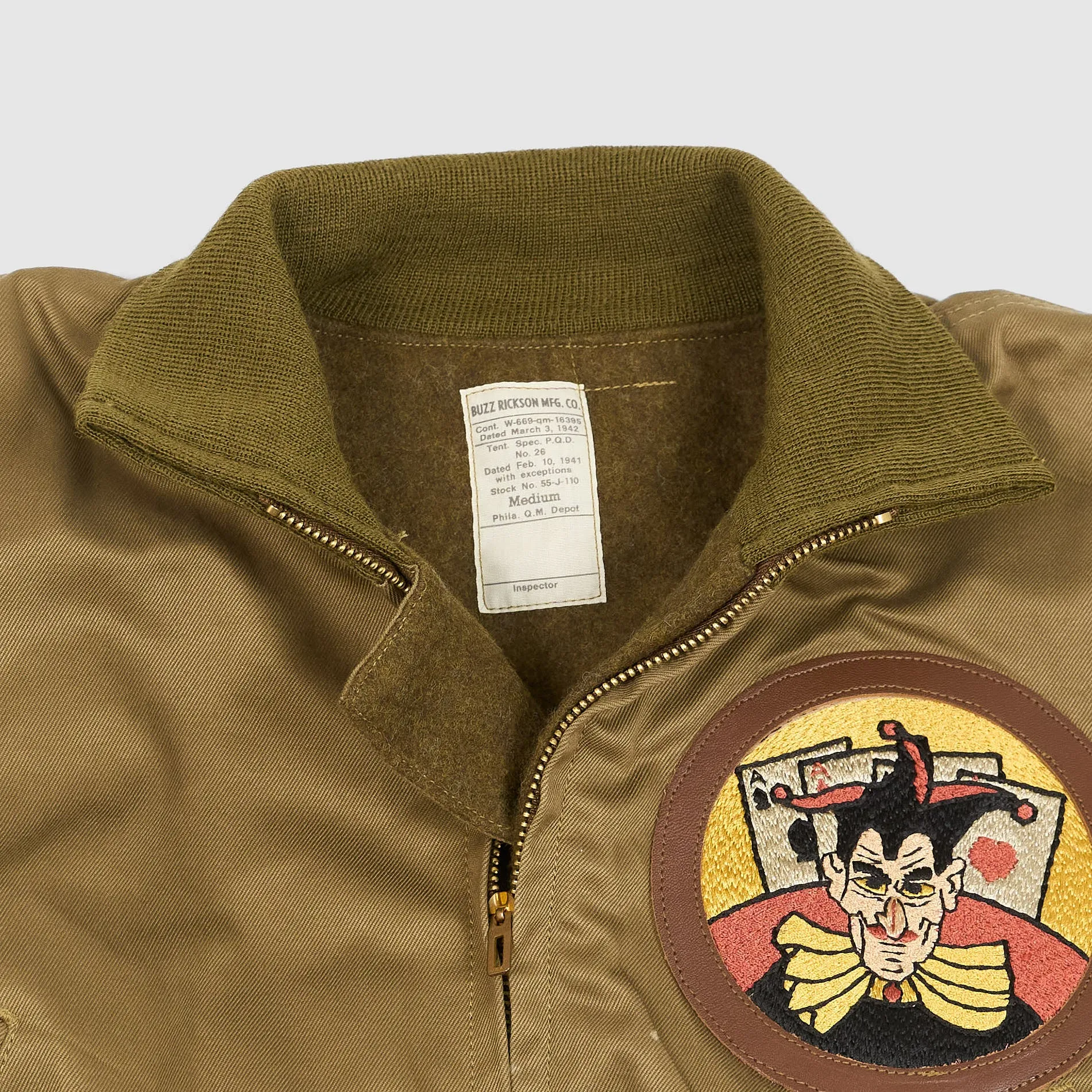Buzz Rickson's Hand Painted Tanker Jacket Devils Frolic