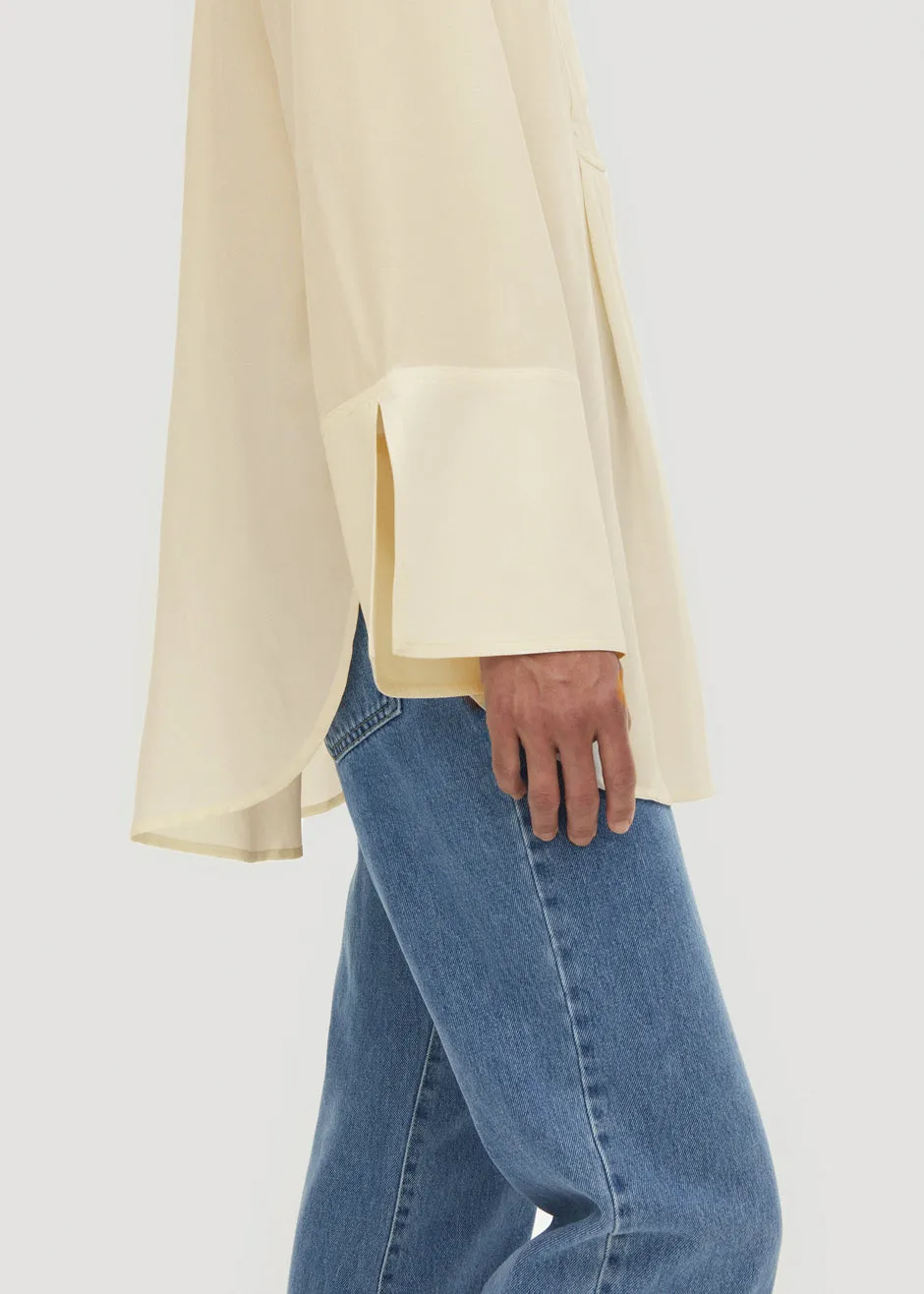 By Malene Birger Flaiy Silk Blouse - Nature