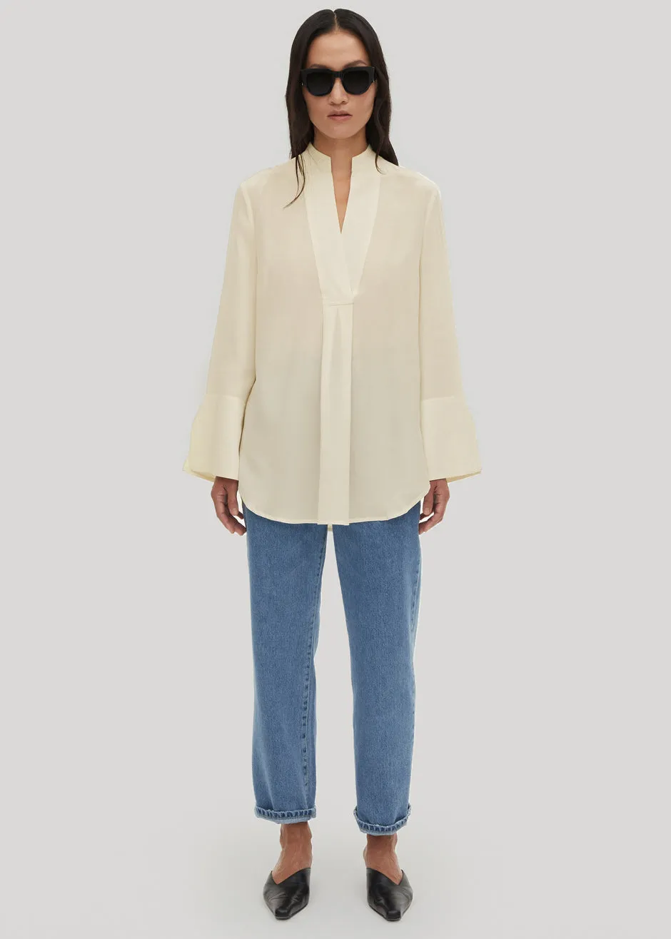 By Malene Birger Flaiy Silk Blouse - Nature