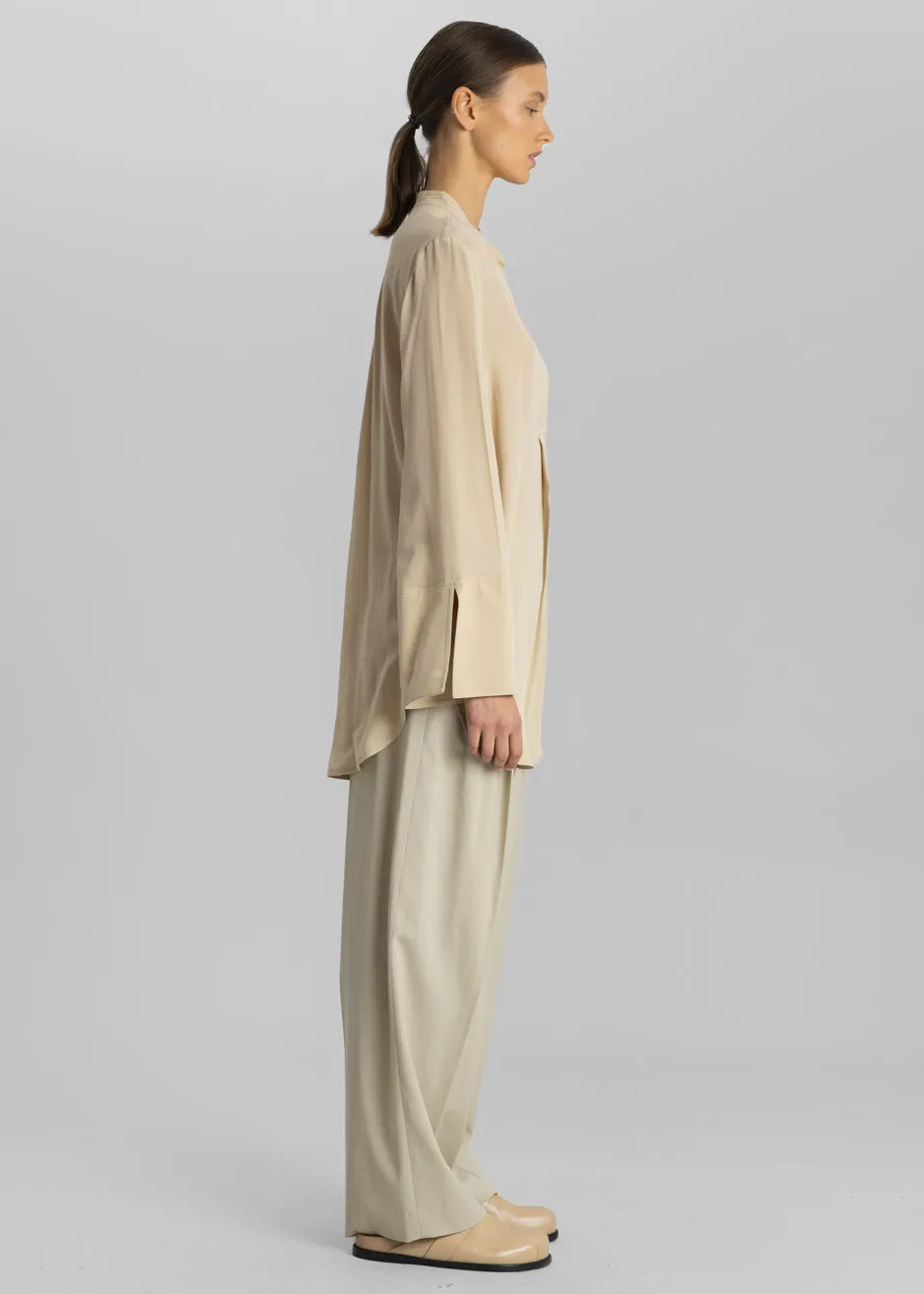 By Malene Birger Flaiy Silk Blouse - Nature