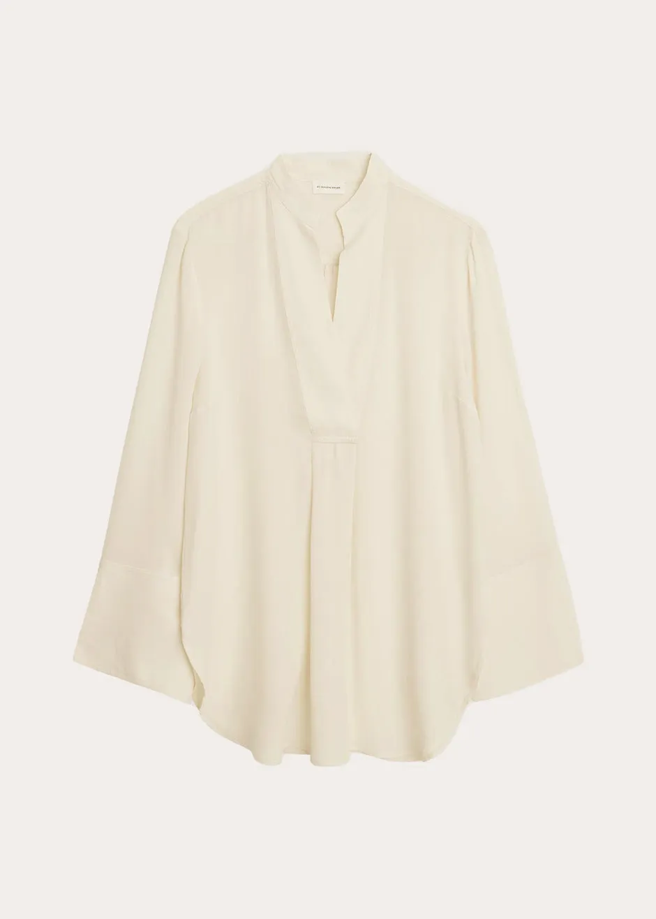 By Malene Birger Flaiy Silk Blouse - Nature