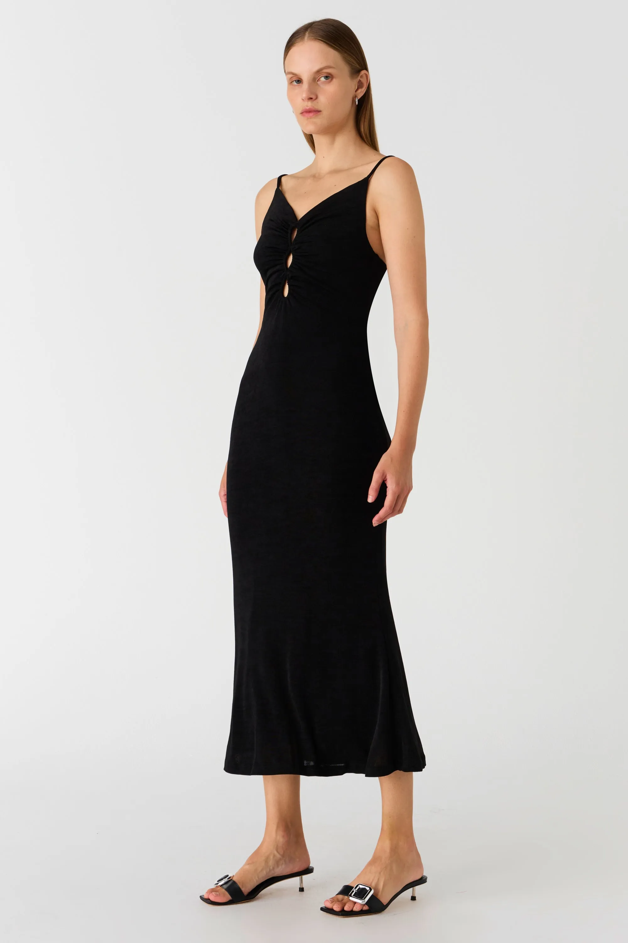 CAMBRIA JERSEY MIDI DRESS