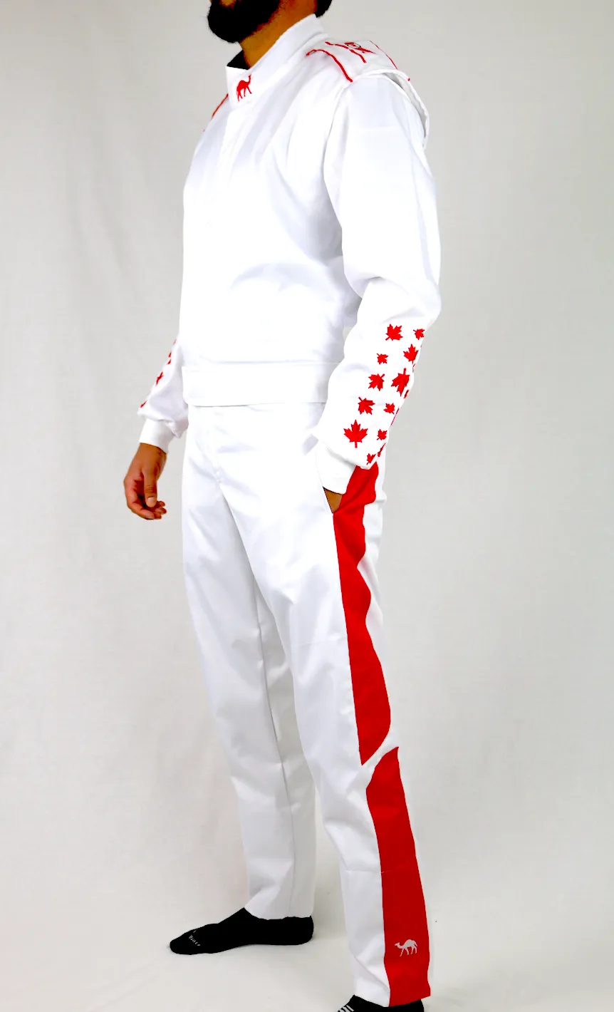 Canadian Maple Leaf Double Layer SFI 3.2A/5 Rated Fire suit