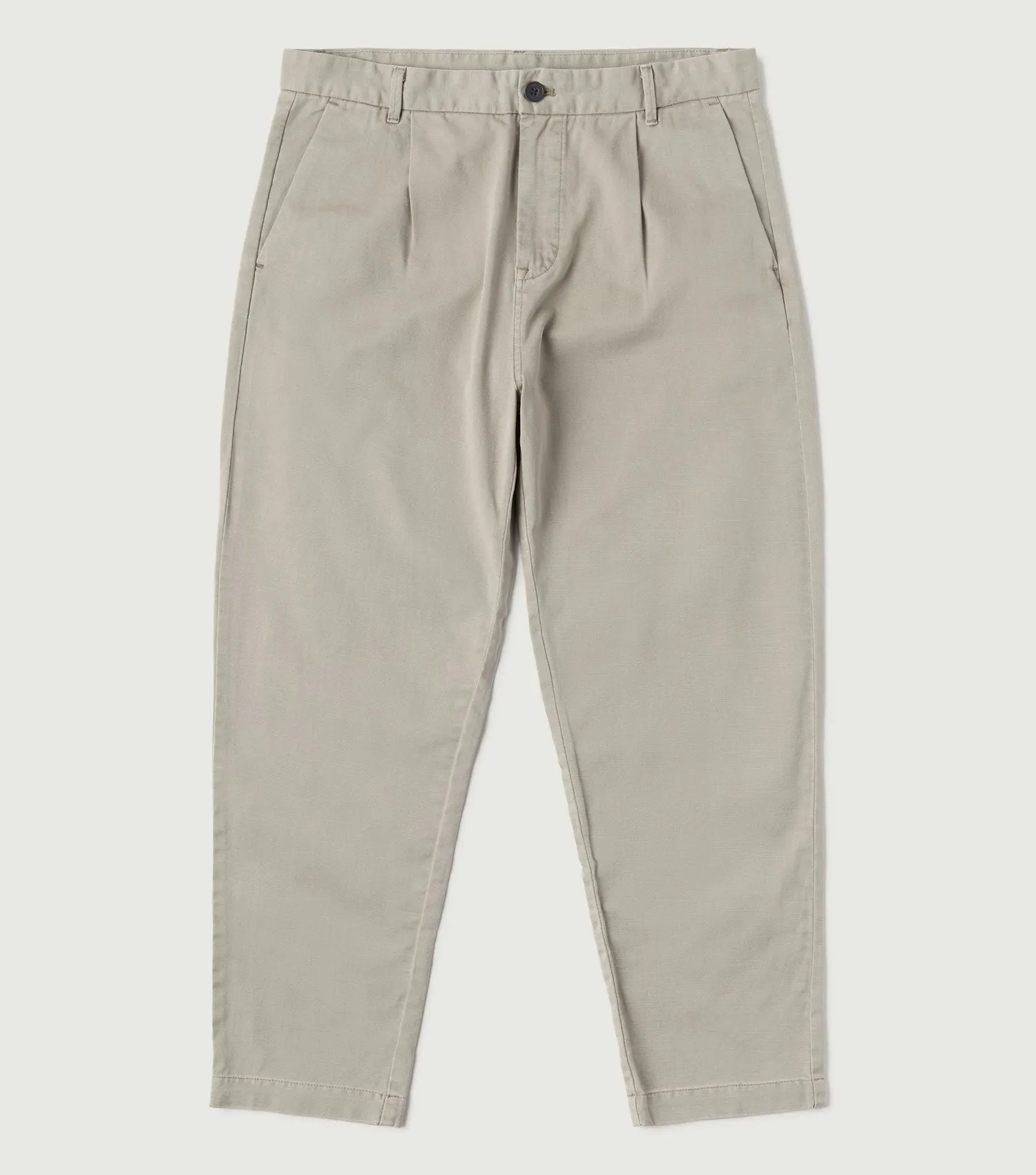 Carrot Crop Pleat Pant 2/60 Ecru