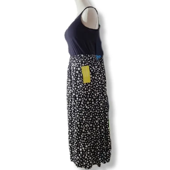 Cathy Daniels Woman Black and White Polka Dot Pull On Skirt 1X