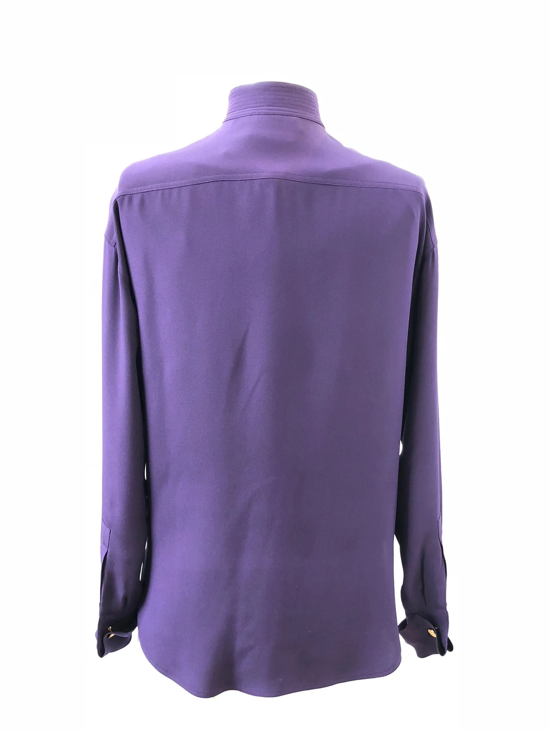 Chanel Silk Blouse Size 34 It (Xs / 2 Us)