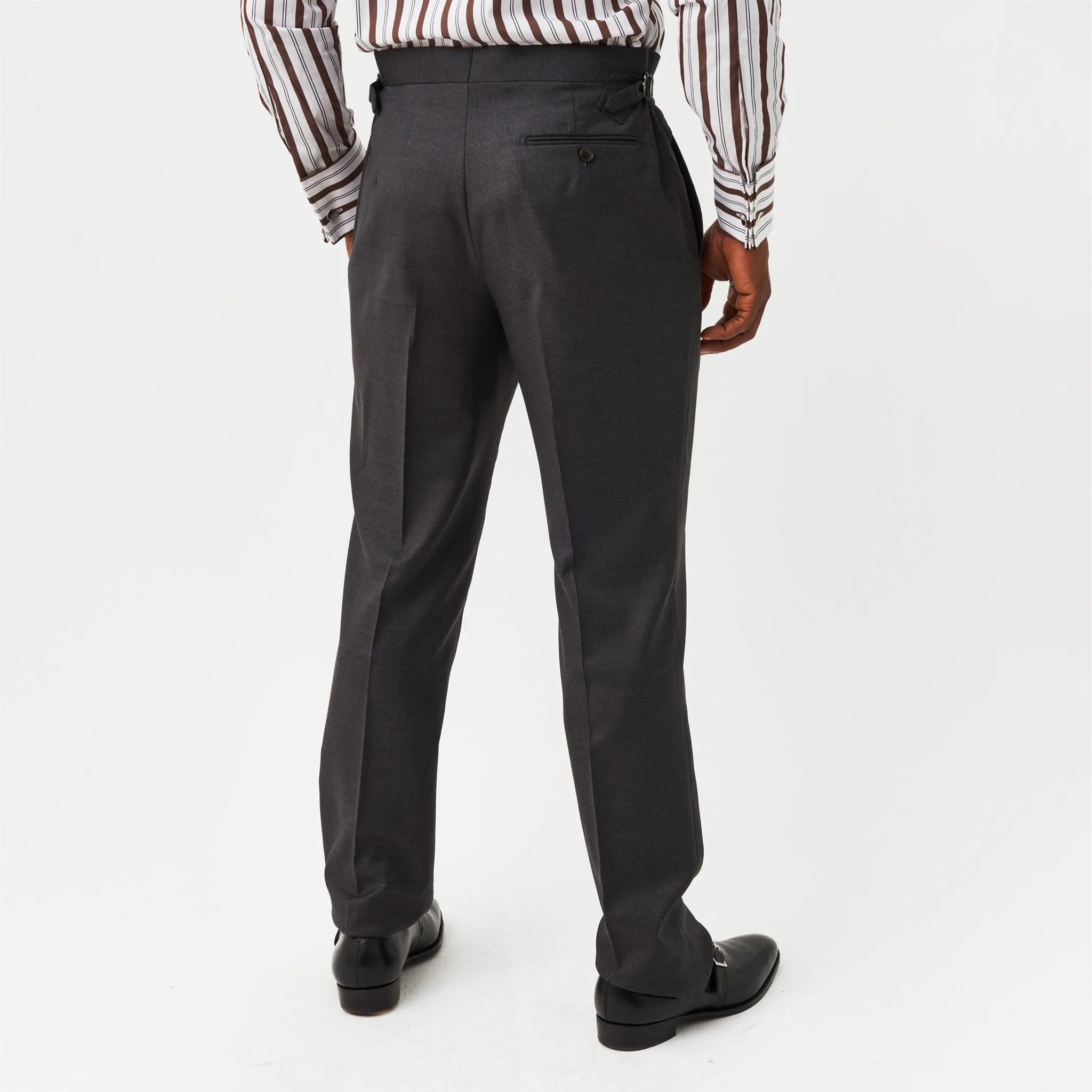 Charcoal Double-Breasted Suit