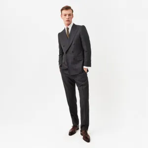 Charcoal Double-Breasted Suit