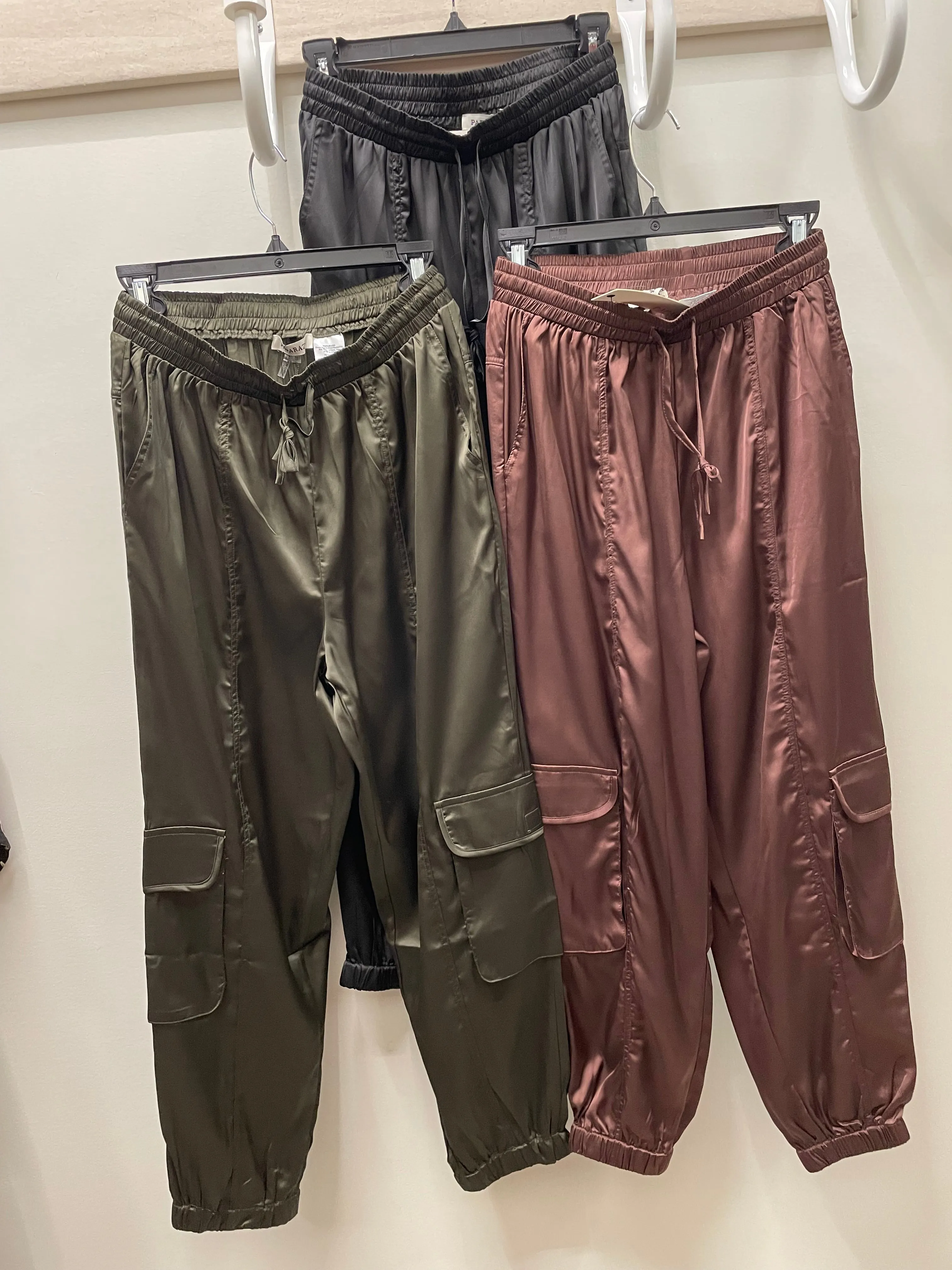 Charmeuse Satin Cargo Pant by Paparazzi