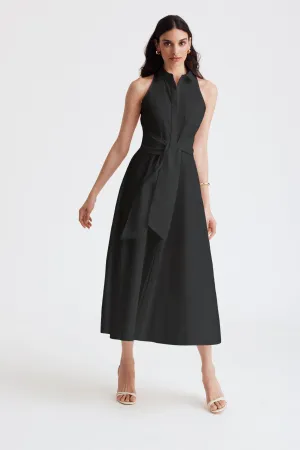 Chelsea Tie Front Shirt Dress
