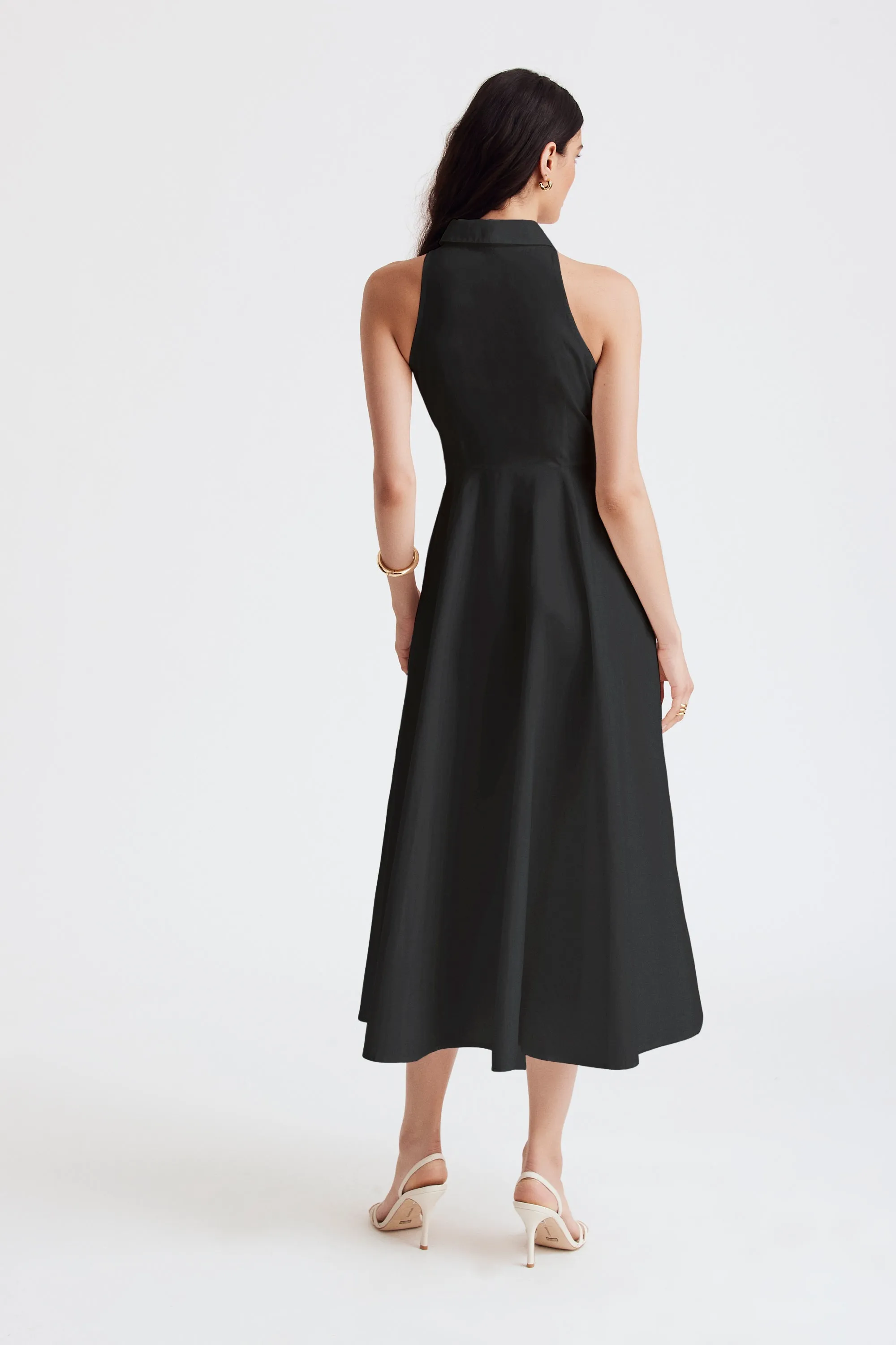 Chelsea Tie Front Shirt Dress